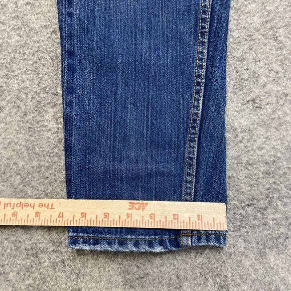 The Stronghold Relaxed Tapered Jeans Men's Size 32x30 Blue Denim Button Fly - Picture 6 of 9